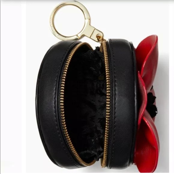 NWT Kate Spade Black Poppy Ooh La La Coinholder - Picture 3 of 8